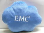 Cloud logo cushion