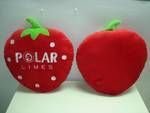 Strawberry shaped pillow