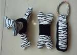 Zebra print pet toys
