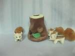 Tree and hedgehog puzzle plush