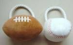 Plush sports balls