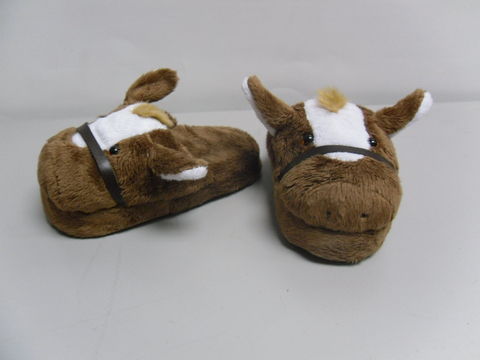 Frog plush slippers