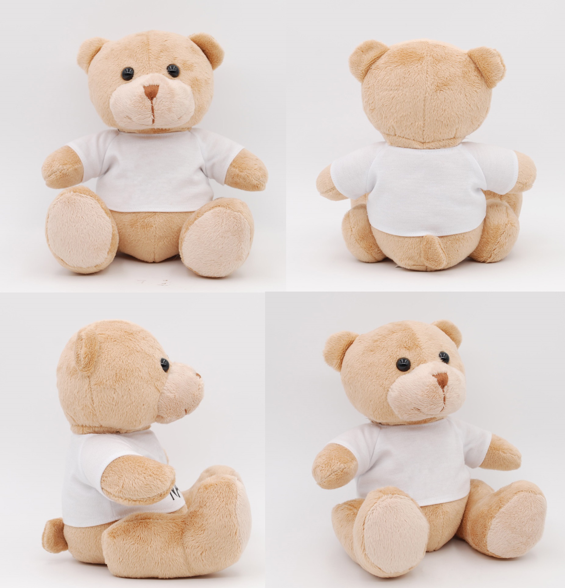Bear 15cm Tshirt White