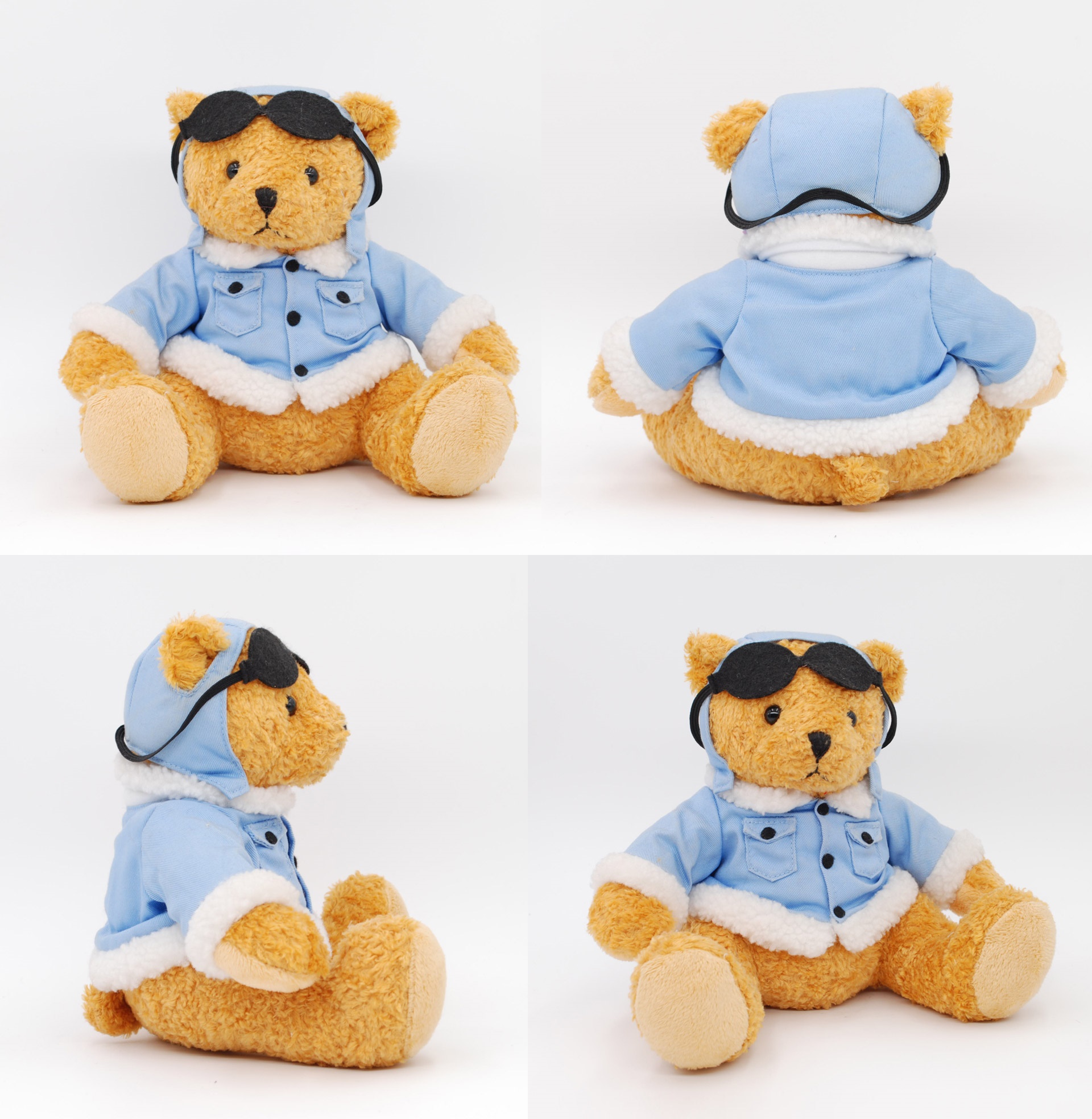 Bear Tshirt Blue Polo